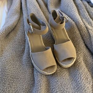 Marc Fisher Tan Espadrille Sandals